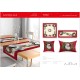 SET CENTRO RUNNER FODERA CUSCINO GOBELIN NATALE SANTA CLAUS VINGI