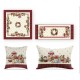 SET CENTRO RUNNER FODERA CUSCINO GOBELIN NATALE TARTAN VINGI
