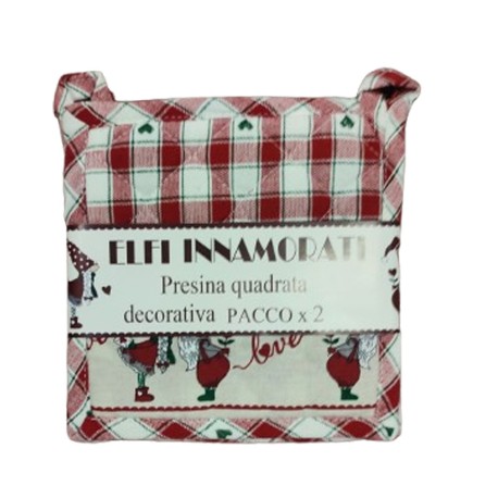 SET CUCINA COTONE DISEGNO ELFI INNAMORATI PEZZOLI