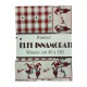 SET CUCINA COTONE DISEGNO ELFI INNAMORATI PEZZOLI
