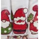 3 PEZZI STROFINACCI COTONE SPIGATO RICAMATO NATALE BABBI VINGI
