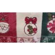 STROFINACCI SPUGNA COTONE RICAMATO CONF. 3 PEZZI NATALE AGRIFOGLIO VINGI