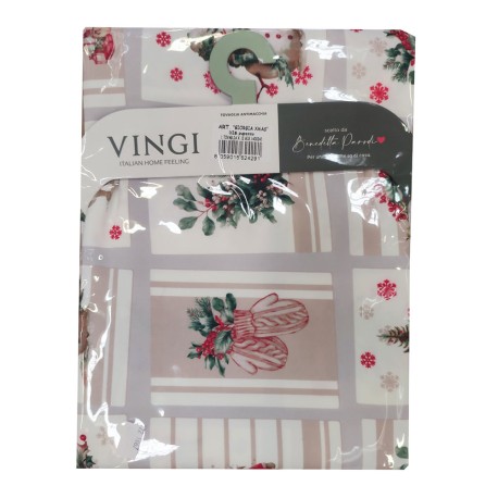 TOVAGLIA ANTIMACCHIA NATALE PUPAZZO VINGI