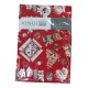 TOVAGLIA ANTIMACCHIA NATALE GATTINO ROSSO VINGI
