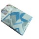 COMPLETO LENZUOLA FLANELLA MATRIMONIALE ZIGZAG SUPER ITALIA