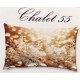 FEDERA CUSCINO COTONE DIGITALE NATALE CHALET 55 IMBERTI