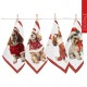 STROFINACCI 50X70CM 4 PEZZI COTONE DIGITALE NATALE SIMBA SGHOME