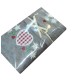 SET SPUGNA RICAMATO ASCIUGAMANO + OSPITE CUORE QUADRETTI PEZZOLI