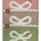 ASSORTITO 6 PEZZI TAPPETO BAGNO SPUGNA 50X80CM ANTISCIVOLO FIOCCHETTO LOVELY SHABBY GITIESSE