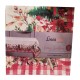 TOVAGLIA COTONE DIGITALE NATALE SANTA CLAUS LINEA ORO