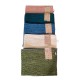 ASSORTITO 5 PEZZI TAPPETO BAGNO 50X80CM E 60X110CM ANTISCIVOLO IVY SGHOME