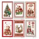 STROFINACCI SPUGNA CONF. 6 PEZZI ASSORTITI COUNTRY NATALE JOEL 2 LOVELY HOME