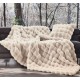 PLAID PILE TINTA UNITA PELLICCIA JACQUARD KIRA GF FERRARI