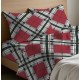 COMPLETO LENZUOLA COTONE TARTAN QUADRIFOGLIO