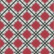 COPPIA FEDERE CUSCINO COTONE TARTAN QUADRIFOGLIO