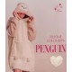 FELPONE DONNA PILE CON SHERPA PENGUIN LOVELY HOME