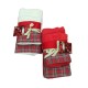 COPPIA SPUGNA ASCIUGAMANO + OSPITE LUREX NATALE TARTAN MELANGIO COPPIA SPUGNA ASCIUGAMANO + OSPITE LUREX NATALE TARTAN MELANGIO