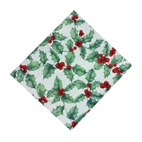 TOVAGLIA COTONE NATALE VISCHIO PEZZOLI