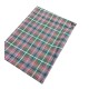 TOVAGLIA MISTO COTONE MIROS NATALE TARTAN LUREX PEZZOLI VERDE