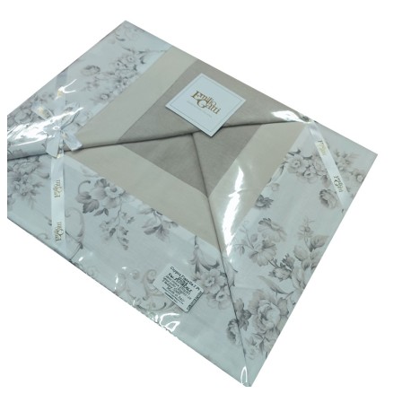 COMPLETO LENZUOLA FLANELLA MATRIMONIALE SIENA FLOREALE EMILIO GATTI