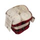 SET 4 PEZZI LAVETTE SPUGNA 30X30 CM TARTAN RR