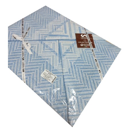 COMPLETO LENZUOLA CALDO COTONE MATRIMONIALE SPIGA CASARREDO
