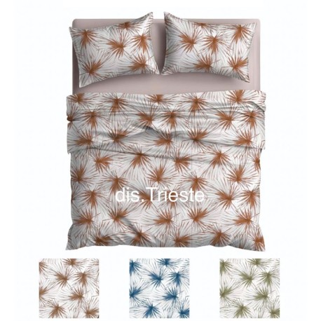 ASSORTITO 4 PEZZI COMPLETO LENZUOLA COTONE MATRIMONIALE DELICATO TRIESTE HOME SWEET HOME
