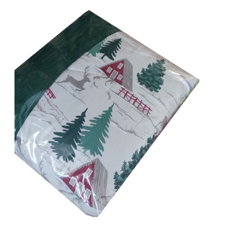 TRAPUNTA INVERNALE MATRIMONIALE MICROFIBRA STAMPATA CHALET DOLCE NOTTE PEZZOLI