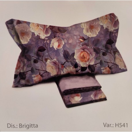 COMPLETO LENZUOLA MATRIMONIALE PERCALLE COTONE BRIGITTA H541 ENRICO COVERI