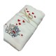 SET SPUGNA RICAMATO ASCIUGAMANO + OSPITE SAN VALENTINO GATTINI PEZZOLI