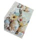 SET TOVAGLIA CENTRO RUNNER GREMBIULE FODERA CUSCINO COTONE DIGITALE TIFFANY 2 PASQUA VINGI