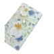 COMPLETO LENZUOLA MATRIMONIALE COTONE FIORI FOGLIE FIOCCO PEZZOLI