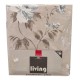 COMPLETO LENZUOLA COTONE SARA LIVING IMBERTI BEIGE
