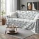 COPRITUTTO TELO ARREDO COTONE MAGNOLIA ROSA QUADRIFOGLIO