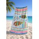 TELO MARE PAREO FOUTA 100X200CM PESCI COLORATI PEZZOLI