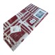 TAPPETO DA CUCINA VELOUR PETTY EG BORDEAUX