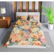 COMPLETO LENZUOLO COPRILETTO MATRIMONIALE DIGITALE DREAMS FIORI MULTICOLORE LOVELY HOME