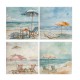 ASSORTITO 4 PEZZI FEDERA CUSCINO ARREDO 45X45CM DIGITALE OMBY SGHOME