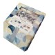 TRAPUNTINO MICROFIBRA TERMOSALDATO STAMPATO CHALLENGE MEZZELUNE 46 LOVELY HOME AZZURRO