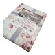 TRAPUNTINO MICROFIBRA TERMOSALDATO STAMPATO CHALLENGE FOGLIE 52 LOVELY HOME ROSA
