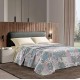 TRAPUNTINO MICROFIBRA TERMOSALDATO STAMPATO CHALLENGE ROSE QUADRETTI 40 LOVELY HOME