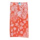 TELO MARE 100X175CM SPUGNA JACQUARD REEF CONCHIGLIE ARANCIO EASY HOME