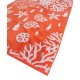 TELO MARE 100X175CM SPUGNA JACQUARD REEF CONCHIGLIE ARANCIO EASY HOME