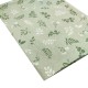 TOVAGLIA MISTO COTONE MIROS FOGLIE VERDE PEZZOLI