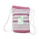 TELO MARE LETTINO CON TASCHE E CUSCINO 75X190CM HELLO SUMMER ARUBA HOME SWEET HOME