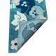 TAPPETO BAGNO ANTISCIVOLO 55X85CM TULIPANO HAPPY SUMMER ART DECO'
