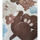 TAPPETO BAGNO ANTISCIVOLO 55X85CM TULIPANO HAPPY SUMMER ART DECO'
