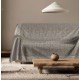 COPRITUTTO TELO ARREDO MATRIMONIALE COTONE STAMPATO STAIN LINEA ORO