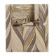 COPRITUTTO TELO ARREDO MATRIMONIALE COTONE STAMPATO TWIGGY LINEA ORO