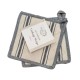 SET CUCINA MISTO COTONE FRANGE VINTAGE STRIPE SOPHIE